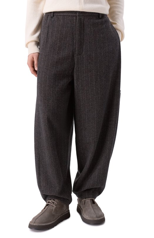 Брюки из кашемира и шерсти Giorgio Armani GM001343/TE17771 Серый  GM001343/TE17771 Фото 3