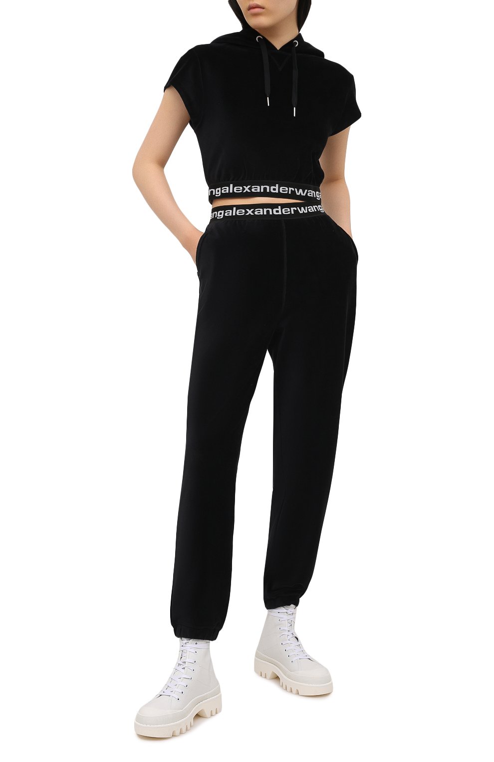 Вельветовые джоггеры ALEXANDERWANG.T, арт. 4CC1204024, фото 2