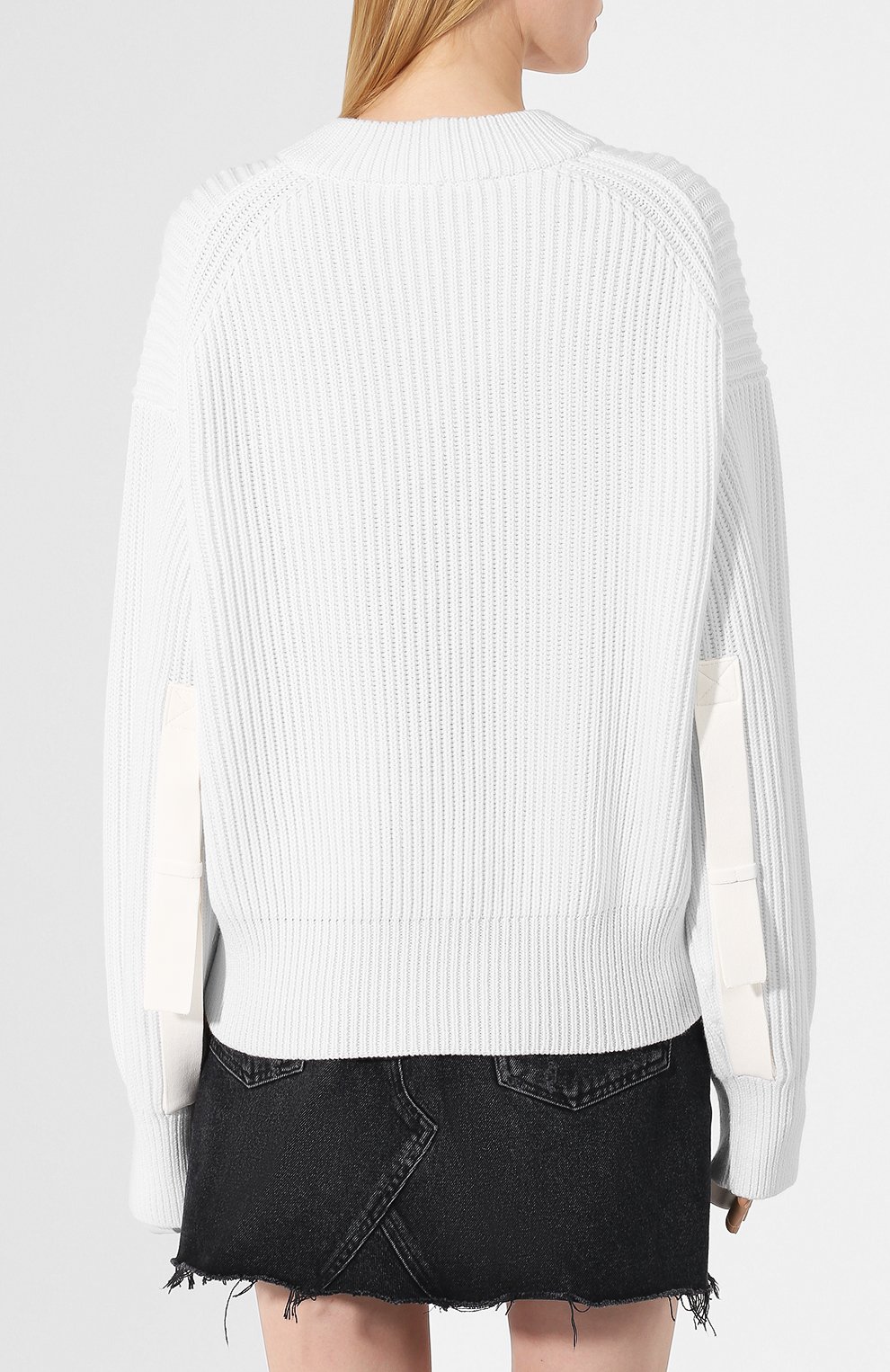 Пуловер из смеси хлопка и шерсти HELMUT LANG, арт. J05HW703, фото 4