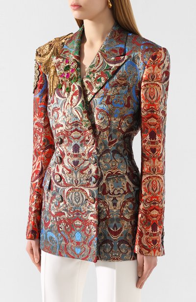 Двубортный жакет DRIES VAN NOTEN, арт. 201-10457-9368, фото 3