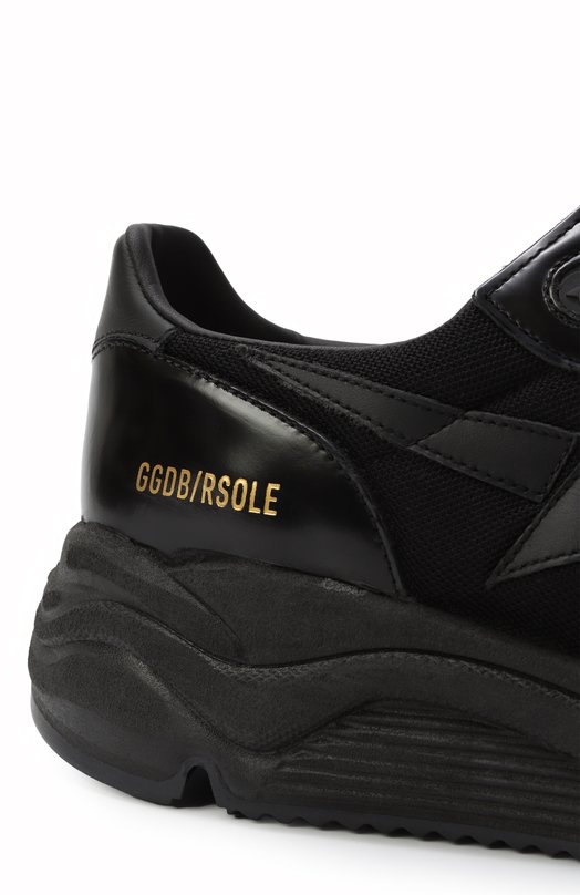 Комбинированные кроссовки Running Sole Golden Goose Deluxe Brand GMF00126.F006878 Чёрный  GMF00126.F006878 Фото 7
