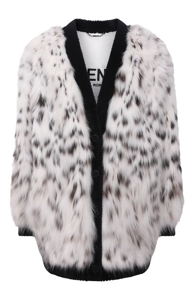 Кардиган из меха рыси и норки FENDI, арт. FNE40I A8QK, фото 1