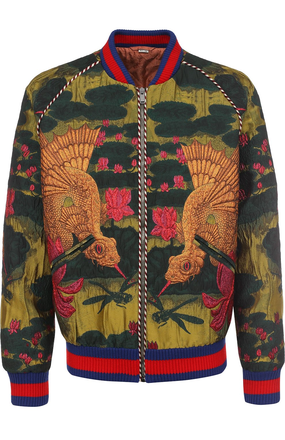 Бомбер на молнии с вышивкой GUCCI, арт. 493711/Z463G, фото 1