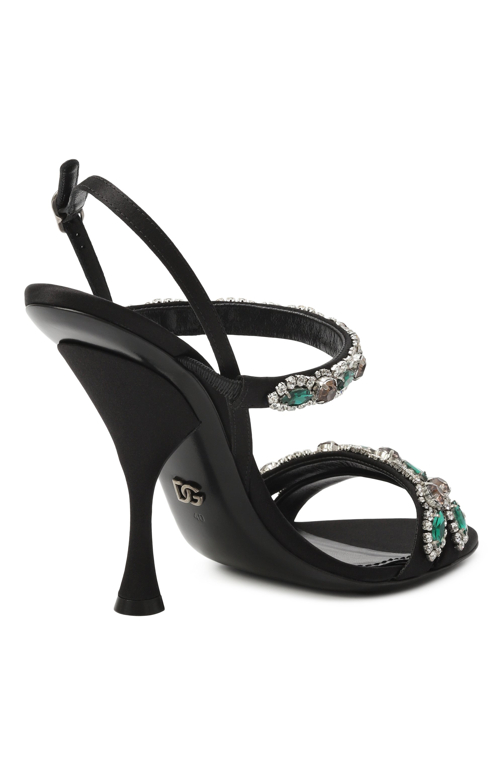 Текстильные босоножки keira 2.0 105 DOLCE & GABBANA, арт. CR1931/AX140, фото 5