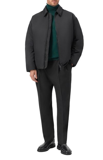 Шерстяная водолазка HUGO темно-зеленого цвета по цене 17950 руб., арт. 50474174, фото 2 Шерстяная водолазка HUGO, арт. 50474174, фото 2