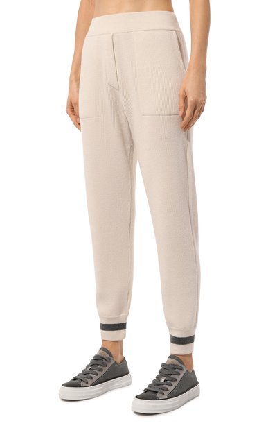 Кашемировые джоггеры BRUNELLO CUCINELLI, арт. M12192689, фото 3