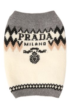 Свитер для собак PRADA бежевого цвета, арт. 2YX009-2D13-F0040 | Фото 1