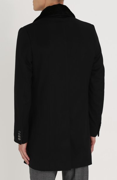 Кашемировое пальто с отделкой из норки ZILLI, �арт. A0CINE-03001/00LI, фото 4