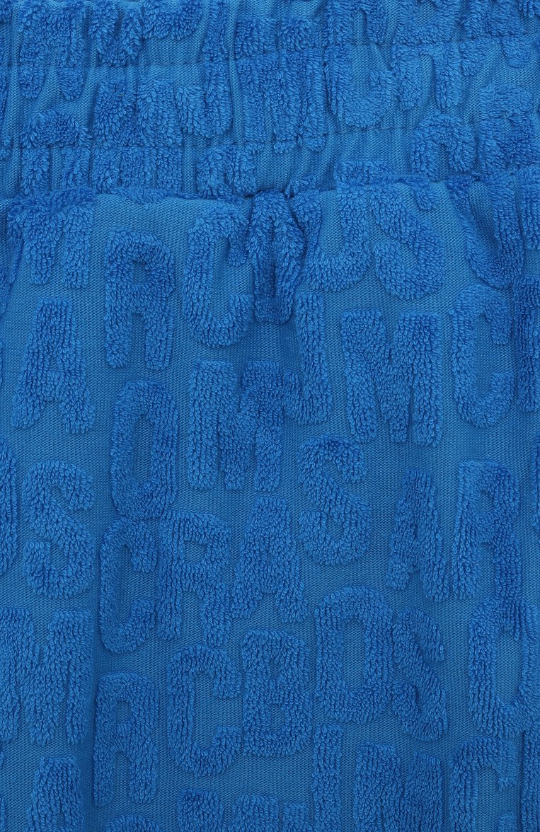 Детские шорты MARC JACOBS (THE) синего цвета, арт. W60095/6A-12A | Фото 3 (Нос: Не проставлено; Материал внешний: Хлопок, Синтетический материал; Случай: Повседневный; Автоматизация состава: Проставлено; Ростовка одежда: 9 лет | 134 см, 12 лет | 152 см, 5 лет | 110 см, 7 лет | 122 см)