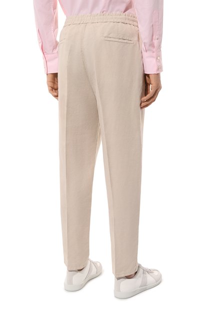 Брюки изо льна и хлопка BRUNELLO CUCINELLI, арт. M291DE1710, фото 4