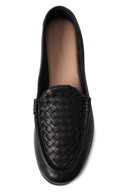 Кожаные лоферы silenzio BOTTEGA VENETA черного цвета по цене 131000 руб., арт. 876082/VBSD0, фото 5 Кожаные лоферы silenzio BOTTEGA VENETA, арт. 876082/VBSD0, фото 5