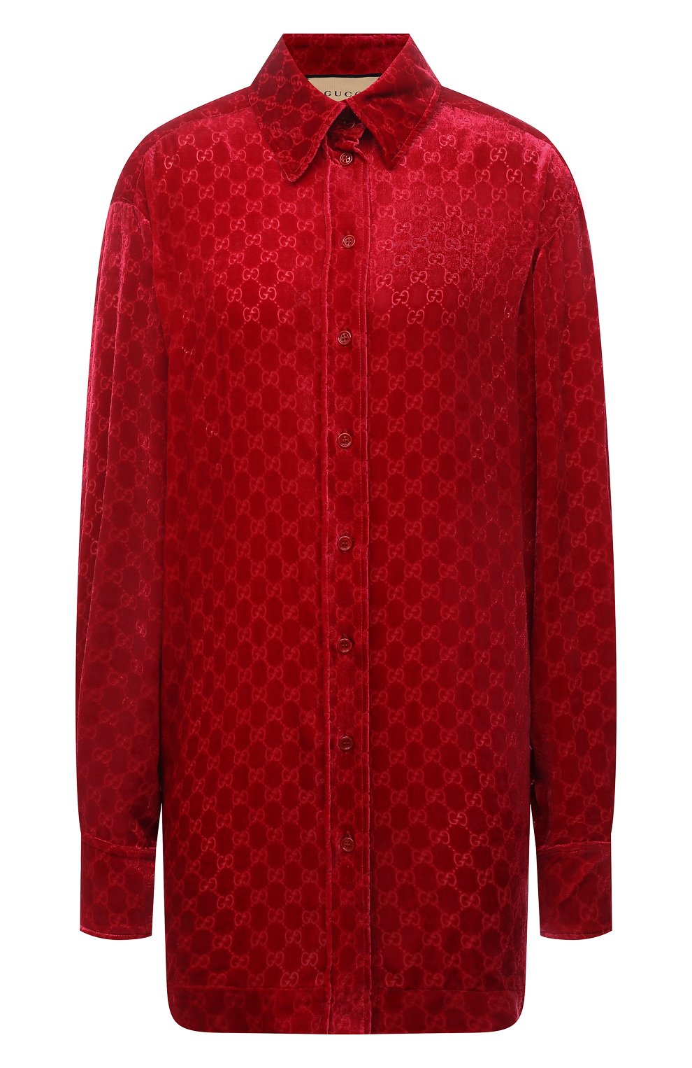 Бархатная рубашка GUCCI, арт. 664669/ZAHGE, фото 1