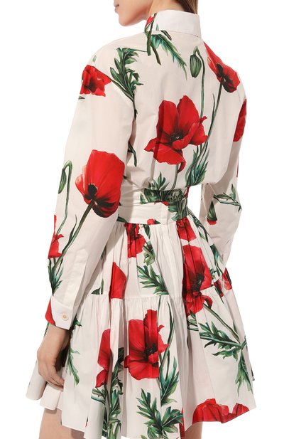 Хлопковая рубашка DOLCE & GABBANA, арт. F5Q05T/HS5NJ, фото 4