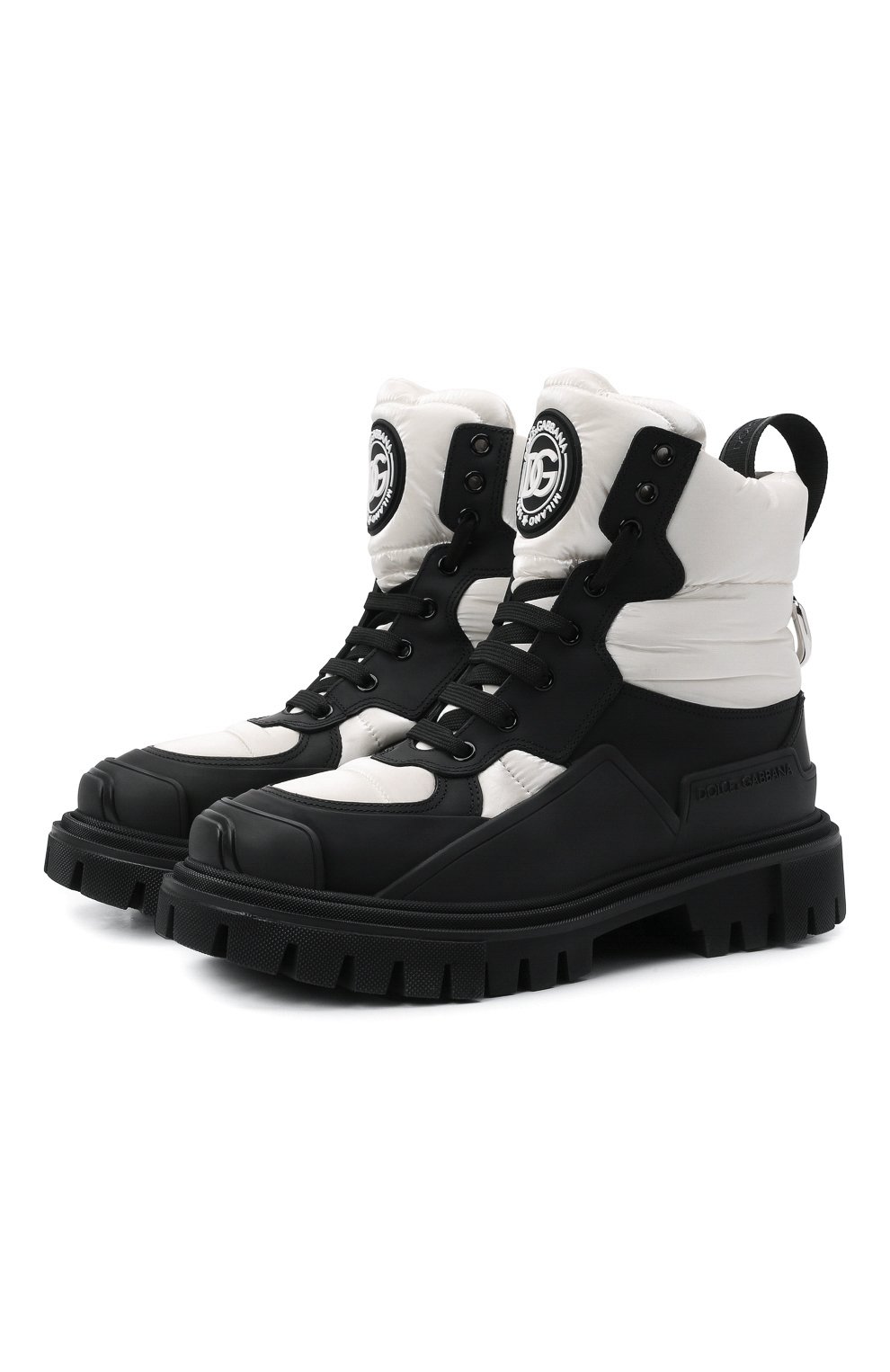 Комбинированные ботинки hi trekking DOLCE & GABBANA, арт. CT0756/AQ065, фото 1