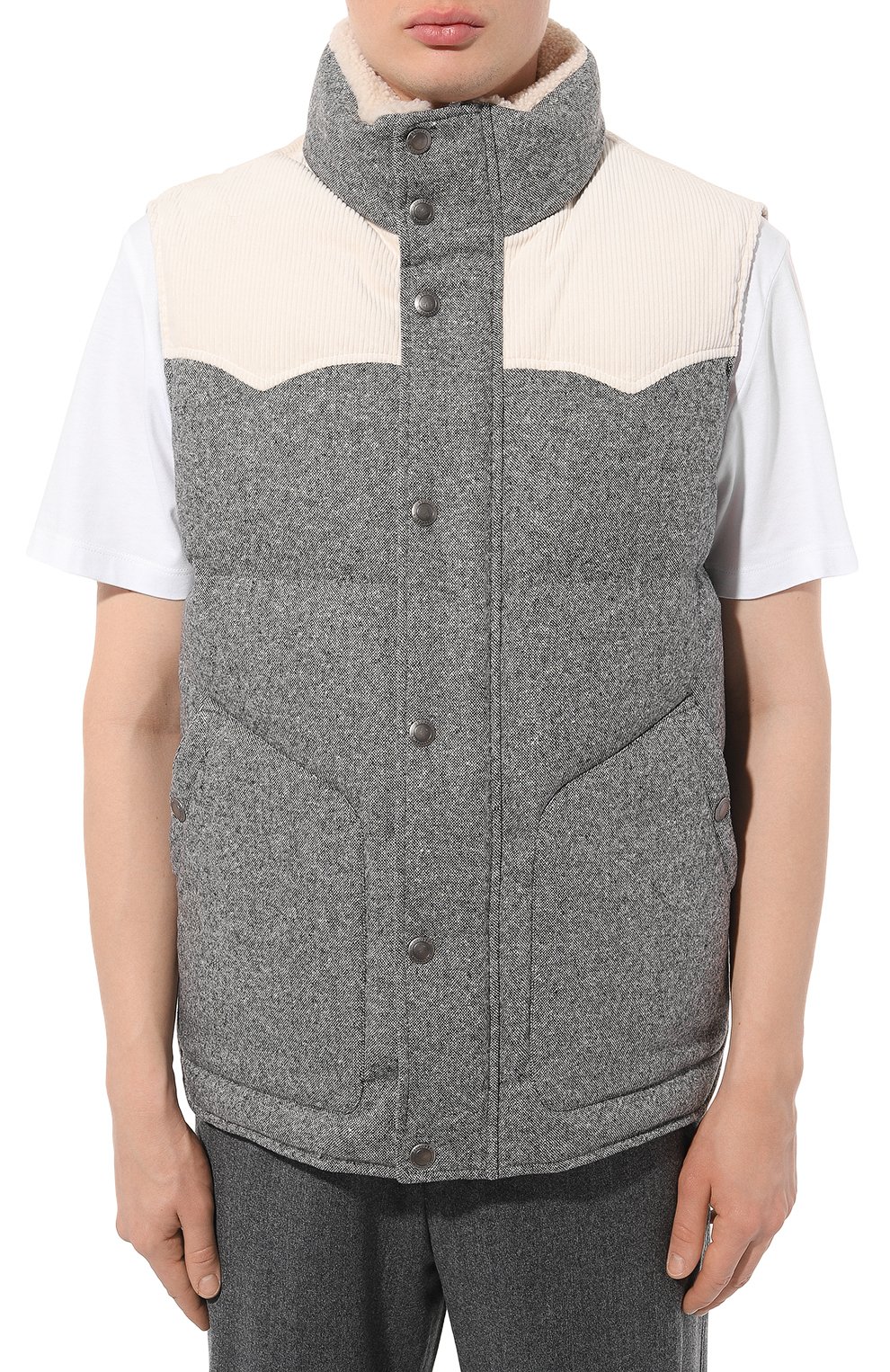 Пуховый жилет BRUNELLO CUCINELLI, арт. MQ4651942, фото 3