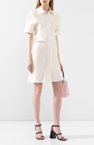Платье из смеси льна и вискозы OFF-WHITE, арт. 0WDB236S20FAB0020100, фото 2