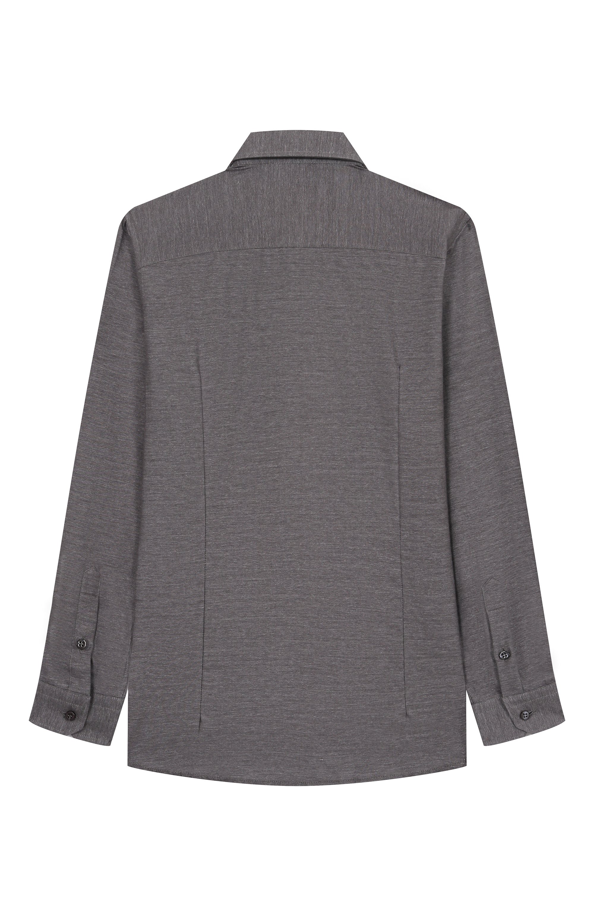 Хлопковая рубашка STEFANO RICCI JUNIOR серого цвета по цене 34650 руб., арт. YC007988/R3066, фото 2 Хлопковая рубашка STEFANO RICCI JUNIOR, арт. YC007988/R3066, фото 2