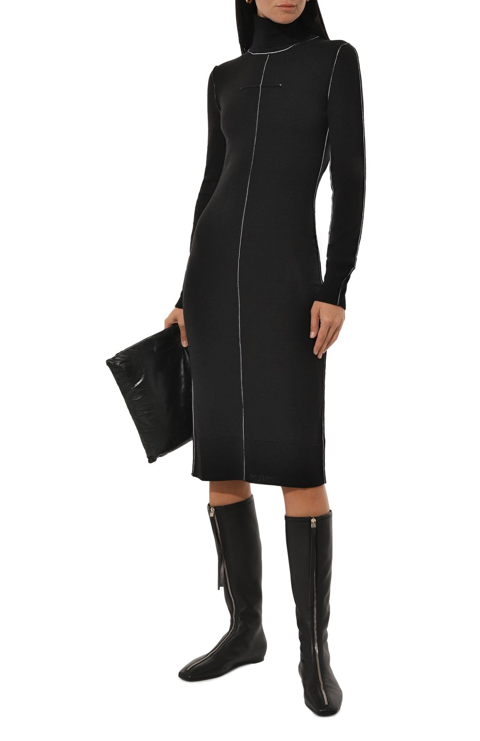 Шерстяное платье MM6, арт. S52DG0019/M13037, фото 2