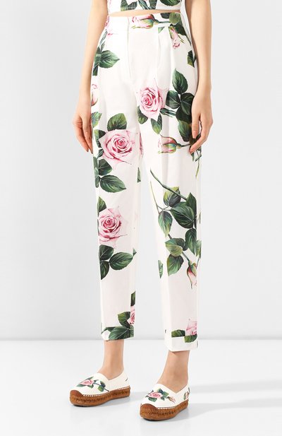Хлопковые брюки DOLCE & GABBANA, арт. FTA14T/HS5FZ, фото 3