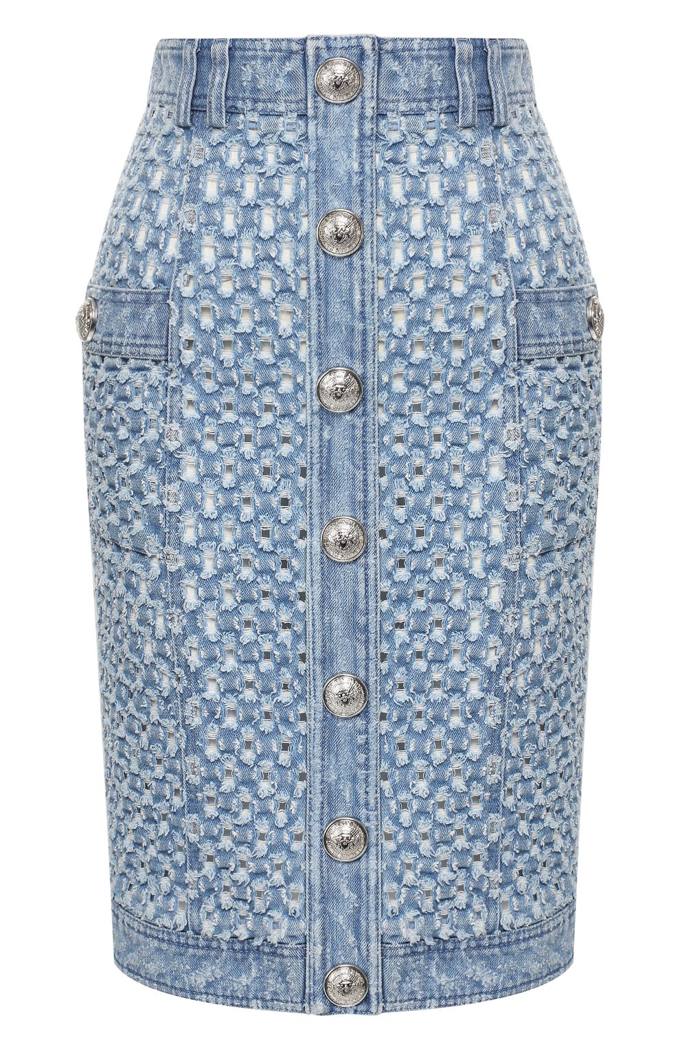 Джинсовая юбка BALMAIN, арт. RF24262/D032, фото 1