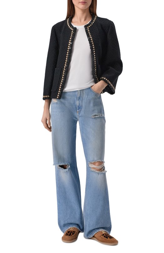 Замшевые сабо Dolce & Gabbana CI0209/A3I08 Коричневый  CI0209/A3I08 Фото 3