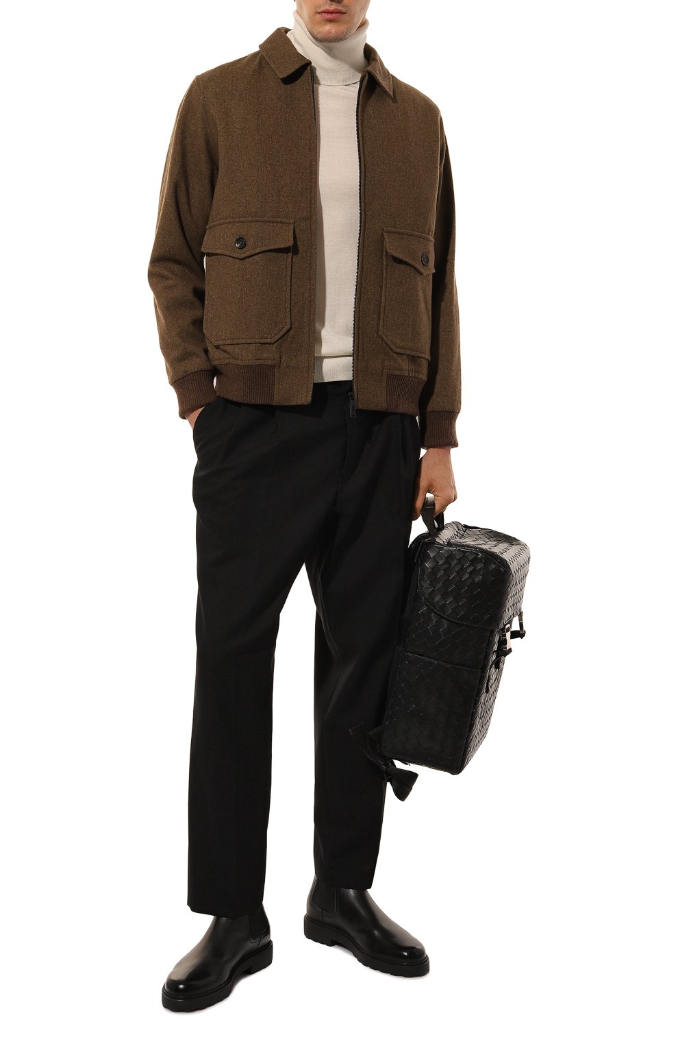 Бомбер из шерсти и хлопка CIRCOLO 1901, арт. CN4608, фото 2