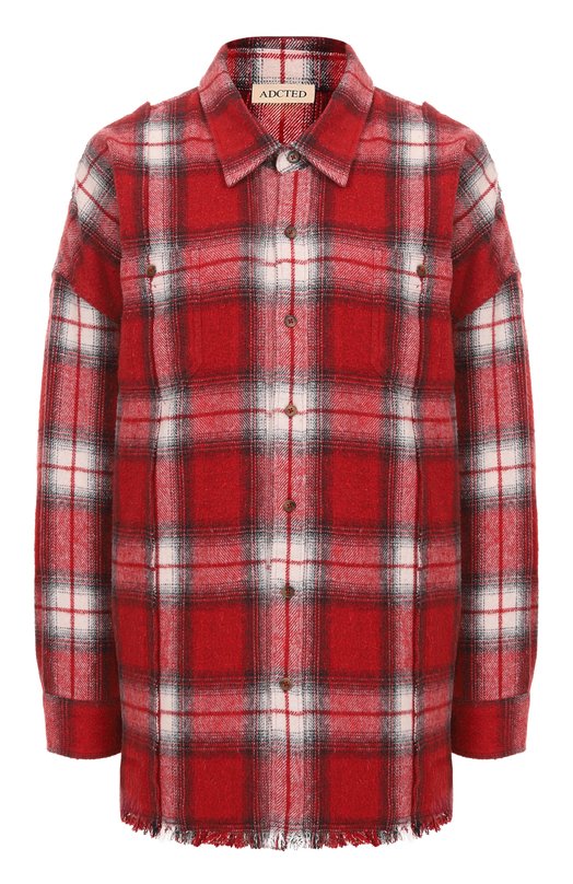 Хлопковая рубашка Addicted AD1313 Красный AD1313