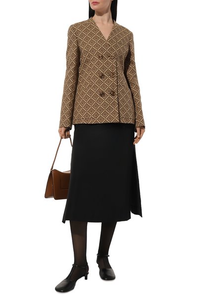 Юбка из хлопка и вискозы GUCCI, арт. 616082 ZADUU, фото 2