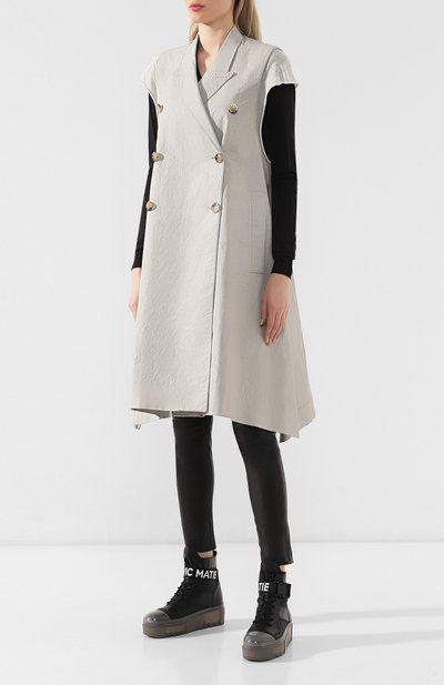 Пальто без рукавов RICK OWENS, арт. RP19S6944/CLW, фото 3