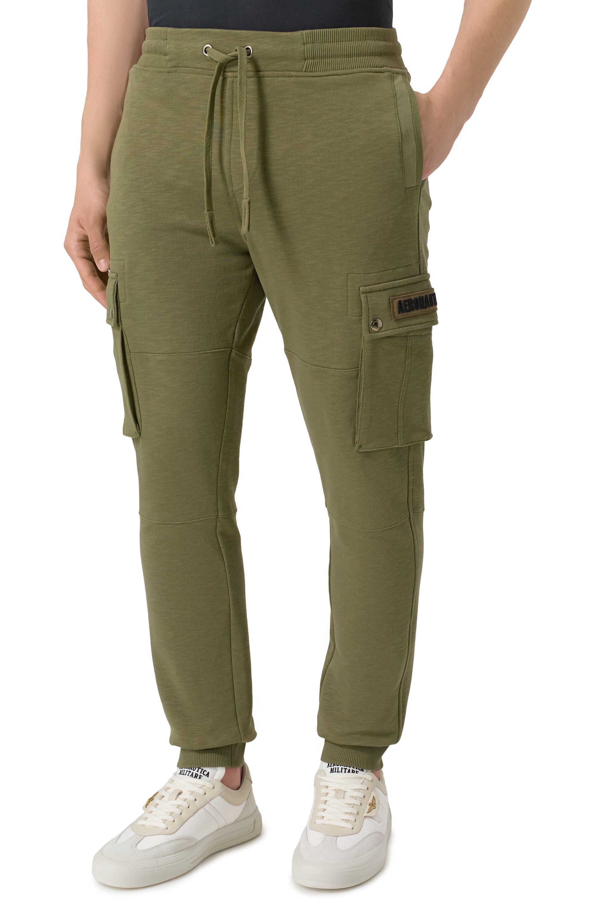 Хлопковые джоггеры AERONAUTICA MILITARE, арт. 251PF982F585, фото 3