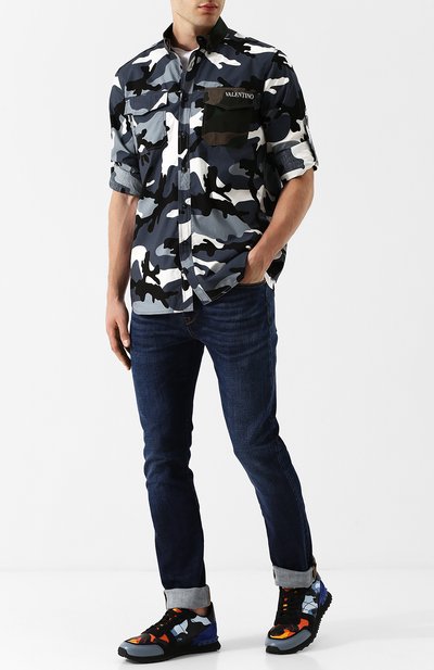 Джинсы прямого кроя VALENTINO, арт. QV3DEK2JKHQ, фото 2