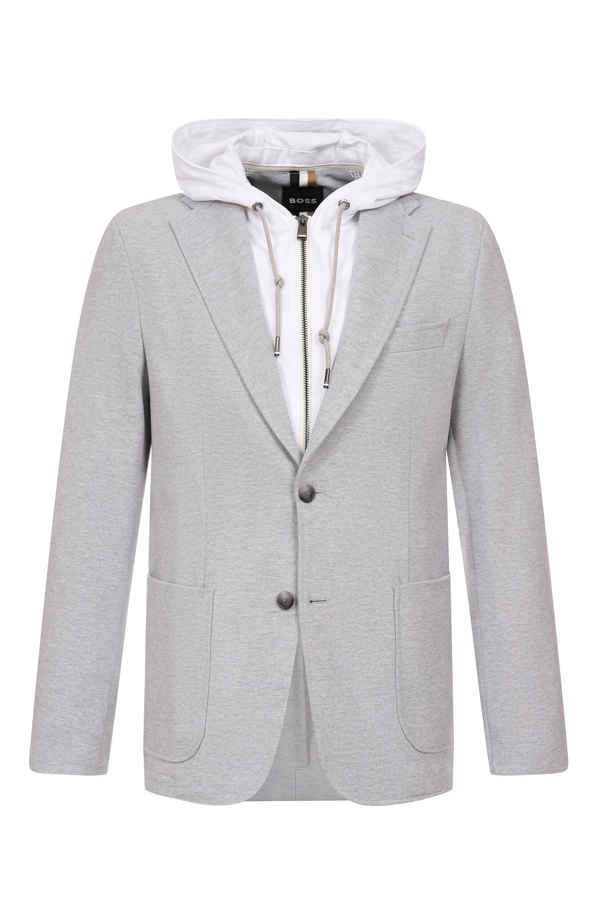 Хлопковый пиджак BOSS, арт. 50545835, фото 1