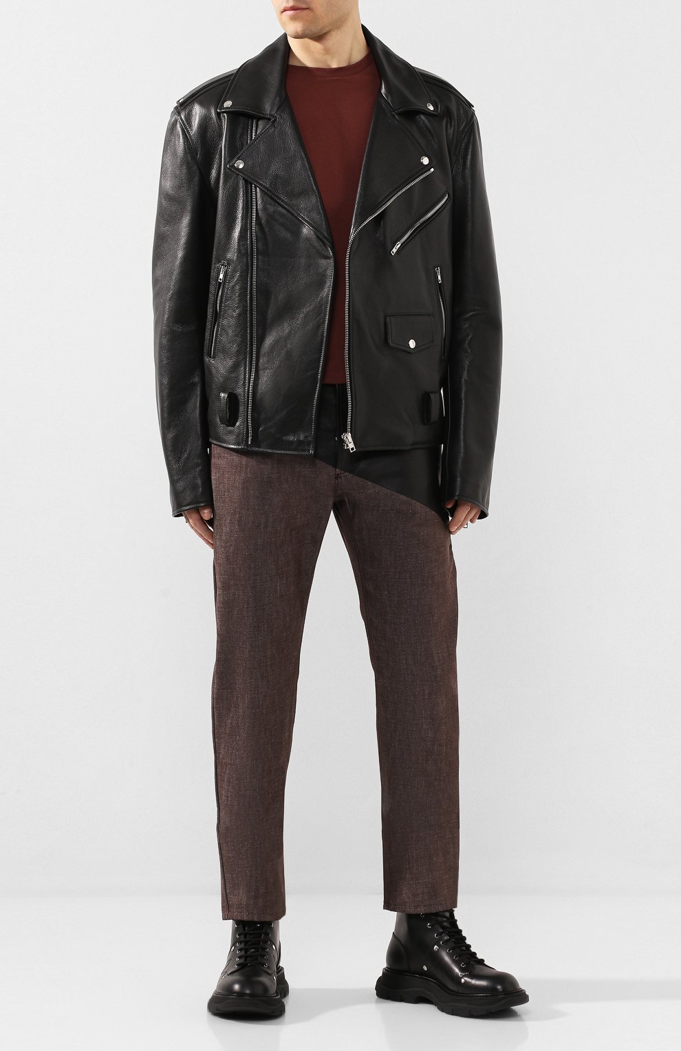 Комбинированные джинсы BOTTEGA VENETA, арт. 607913/VKLI0, фото 2