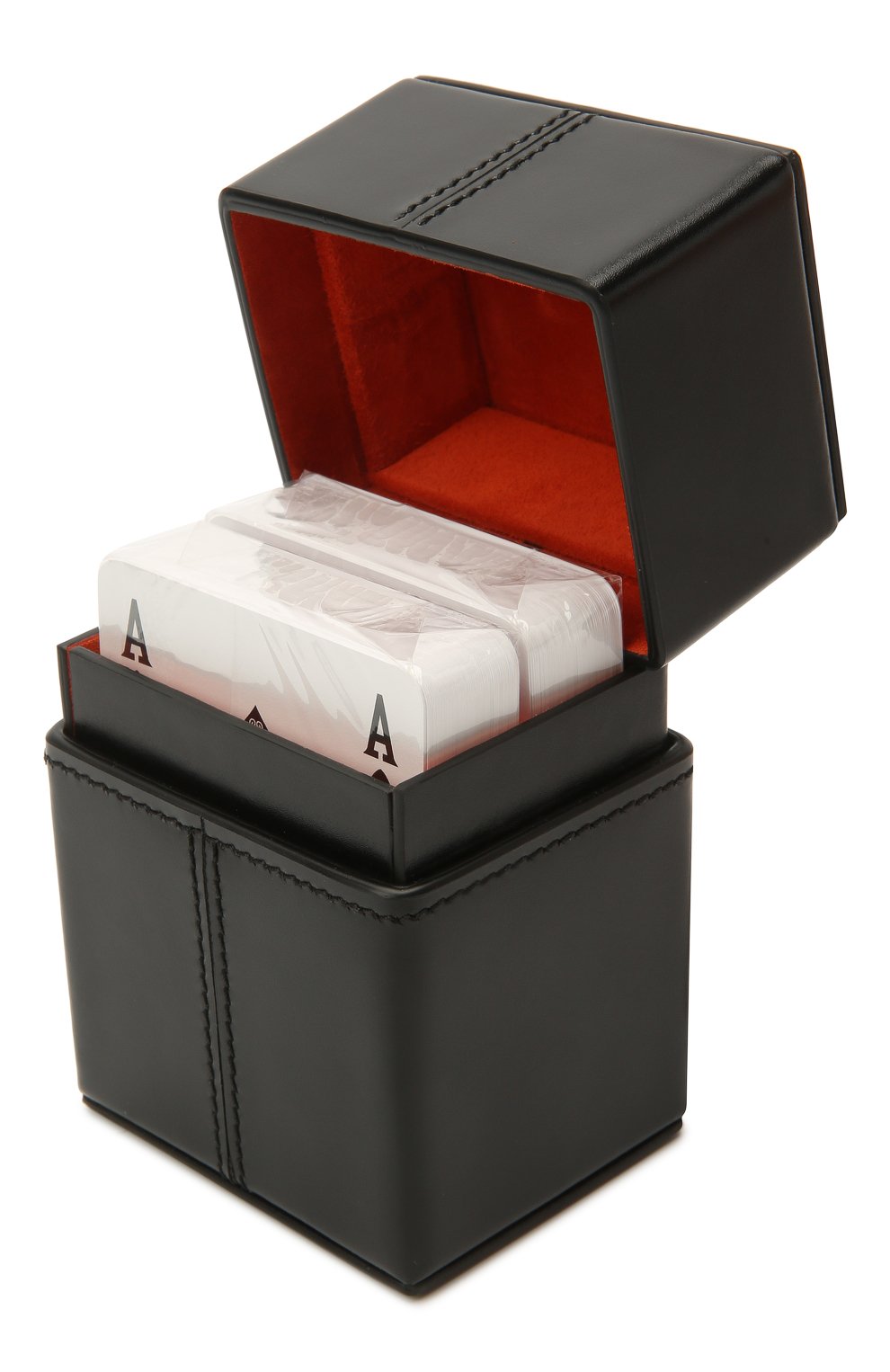 Набор игральных карт в футляре JIL SANDER черного цвета по цене 95100 руб., арт. JSPS840157-WSS69156S, фото 3 Набор игральных карт в футляре JIL SANDER, арт. JSPS840157-WSS69156S, фото 3
