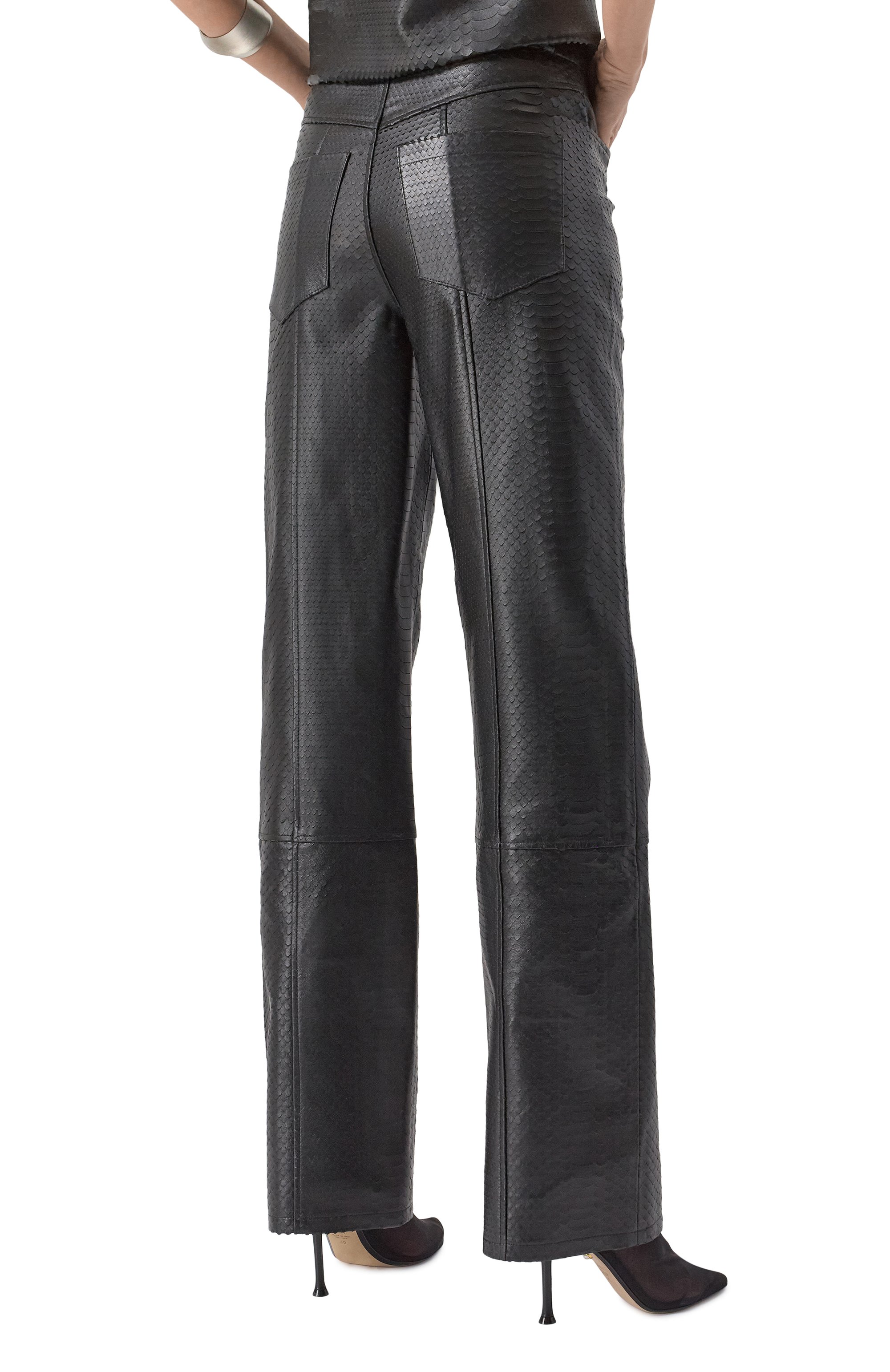 Кожаные брюки ZEYNEP ARCAY, арт. RS25PN01, фото 4