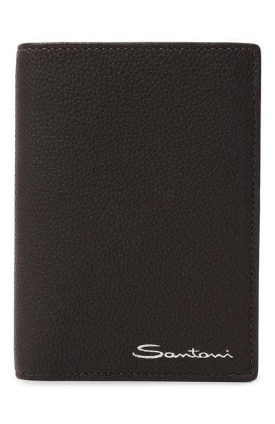 Мужской кожаная обложка для паспорта SANTONI, арт. UFPGA2379F0-ASIW