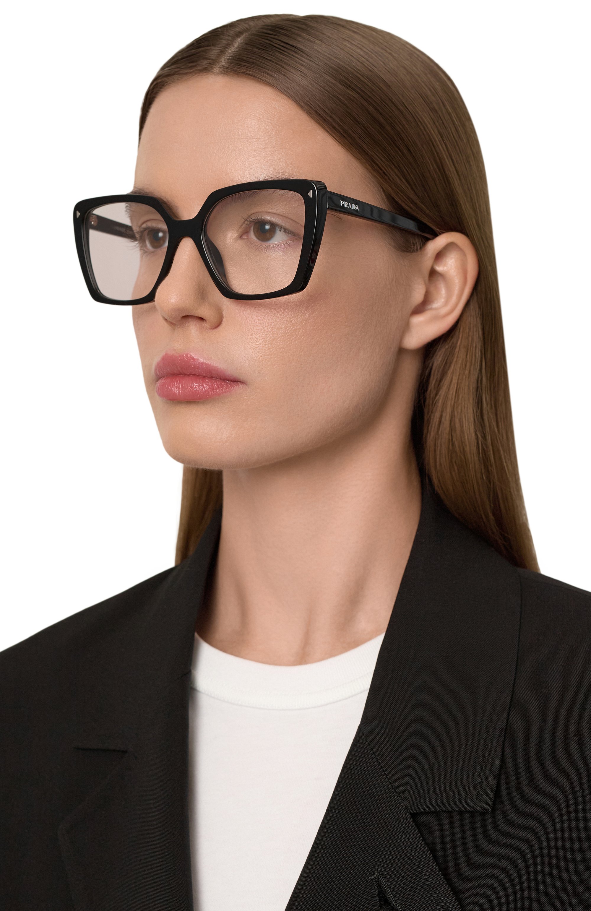 Оправа PRADA черного цвета по цене 29900 руб., арт. 16ZV-1AB101, фото 2 Оправа PRADA, арт. 16ZV-1AB101, фото 2