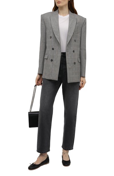 Кожаные балетки MIU MIU, арт. 5F916C/038, фото 2