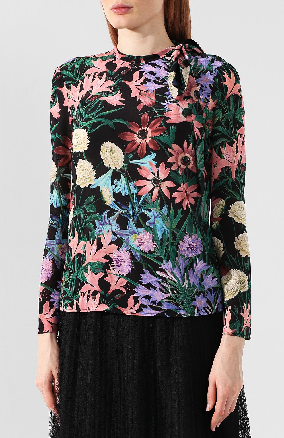 Шелковая блузка REDVALENTINO, арт. SR3ABB90/4QN, фото 3