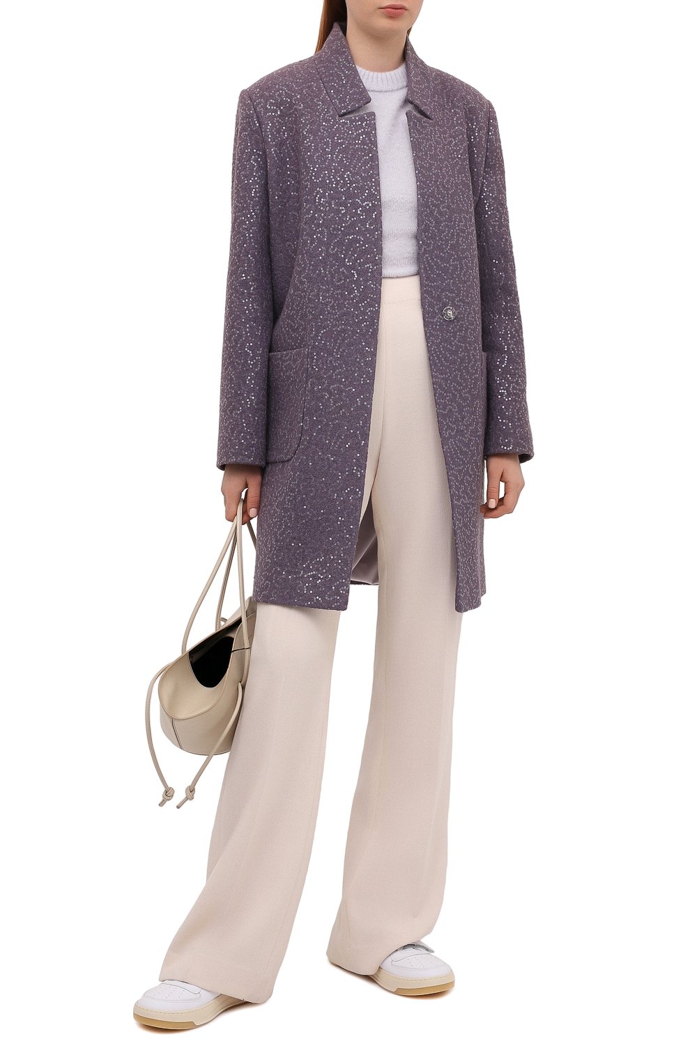 Шерстяное пальто SEVEN LAB, арт. C№1-04/1lilac, фото 2