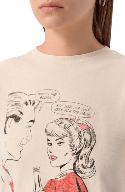 Хлопковая футболка RE/DONE, арт. 024-02WCGT363, фото 5