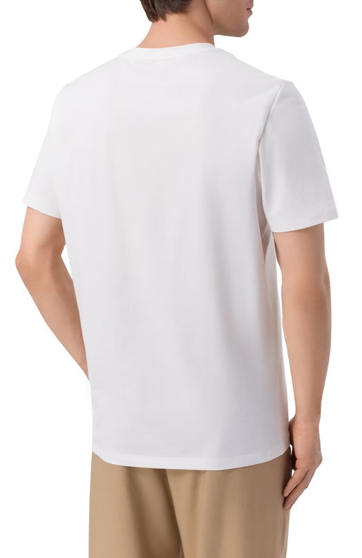 Хлопковая футболка Bogner 58446604_1 Белый  58446604_1 Фото 4