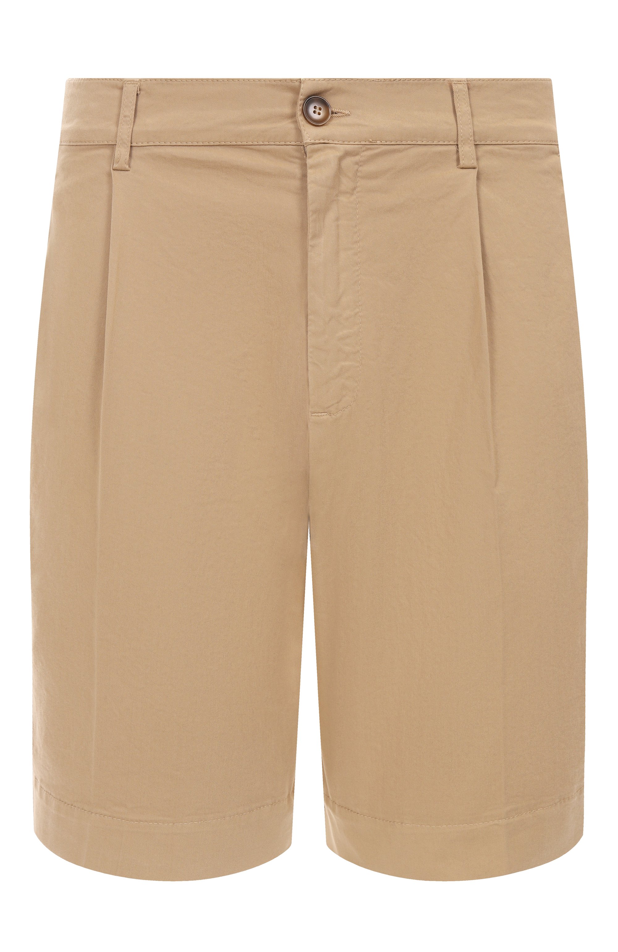 Хлопковые шорты CANALI бежевого цвета по цене 39950 руб., арт. D95608/PT01482, фото 1 Хлопковые шорты CANALI, арт. D95608/PT01482, фото 1
