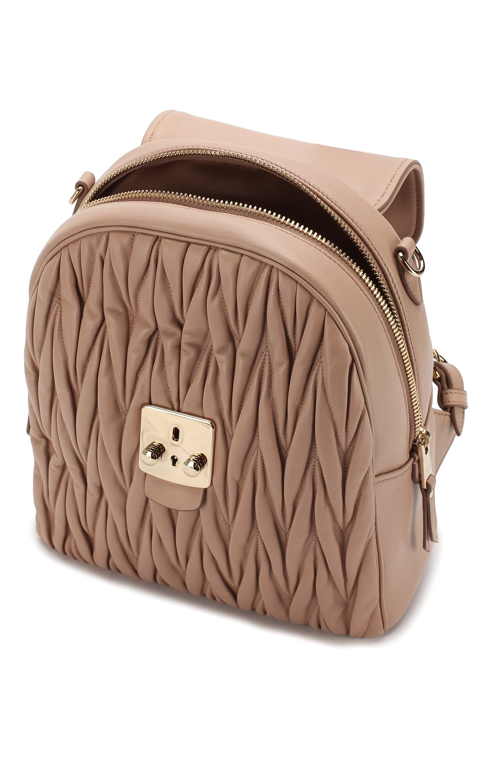 Рюкзак из кожи MIU MIU, арт. 5BZ026-N88-F0770-OOO, фото 4