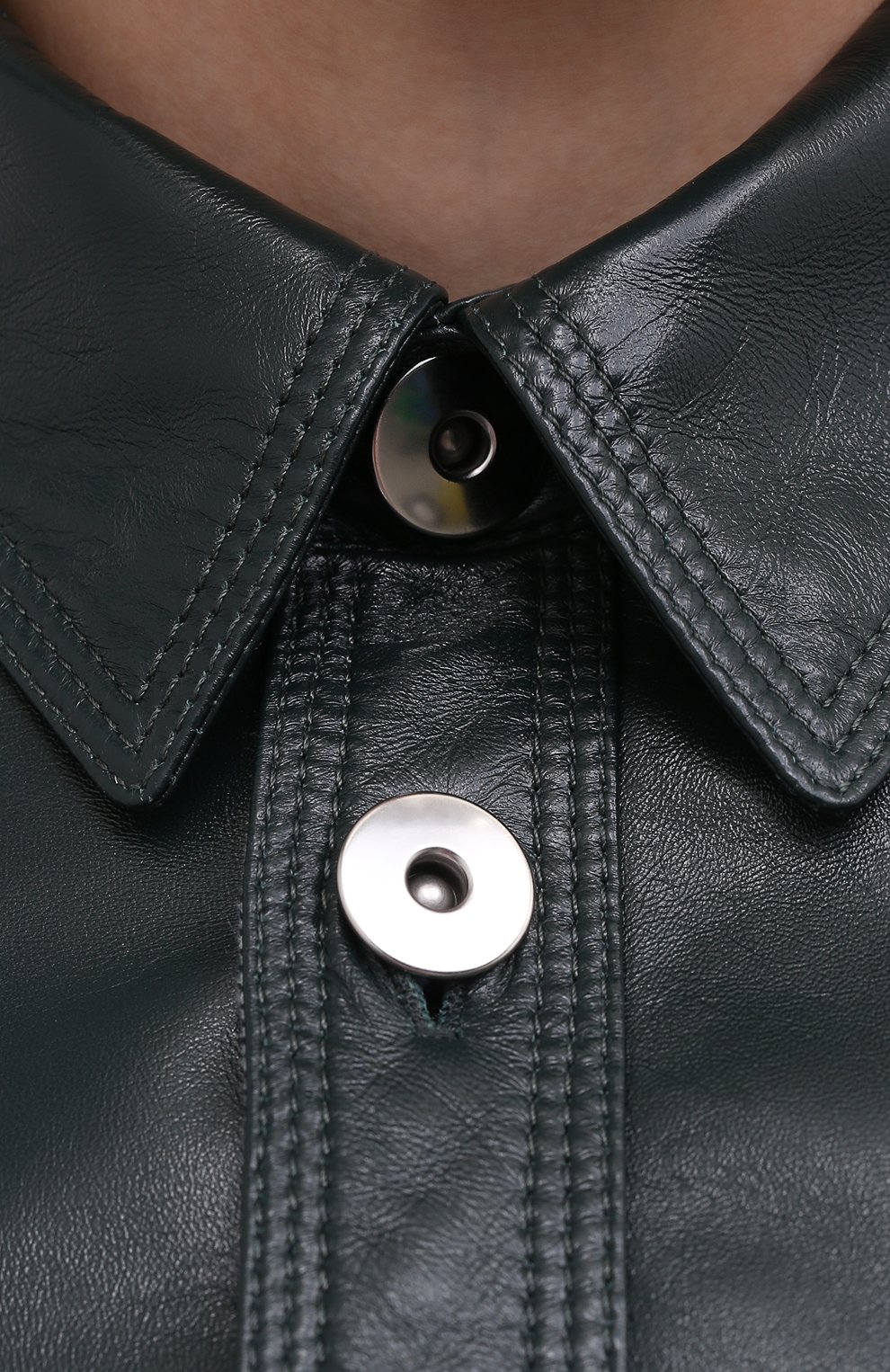 Кожаная рубашка BOTTEGA VENETA, арт. 665080/V0W21, фото 5