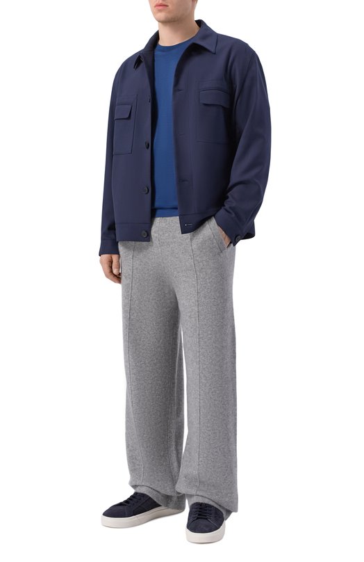 Хлопковая футболка Gran Sasso 60196/74007 Синий  60196/74007 Фото 2