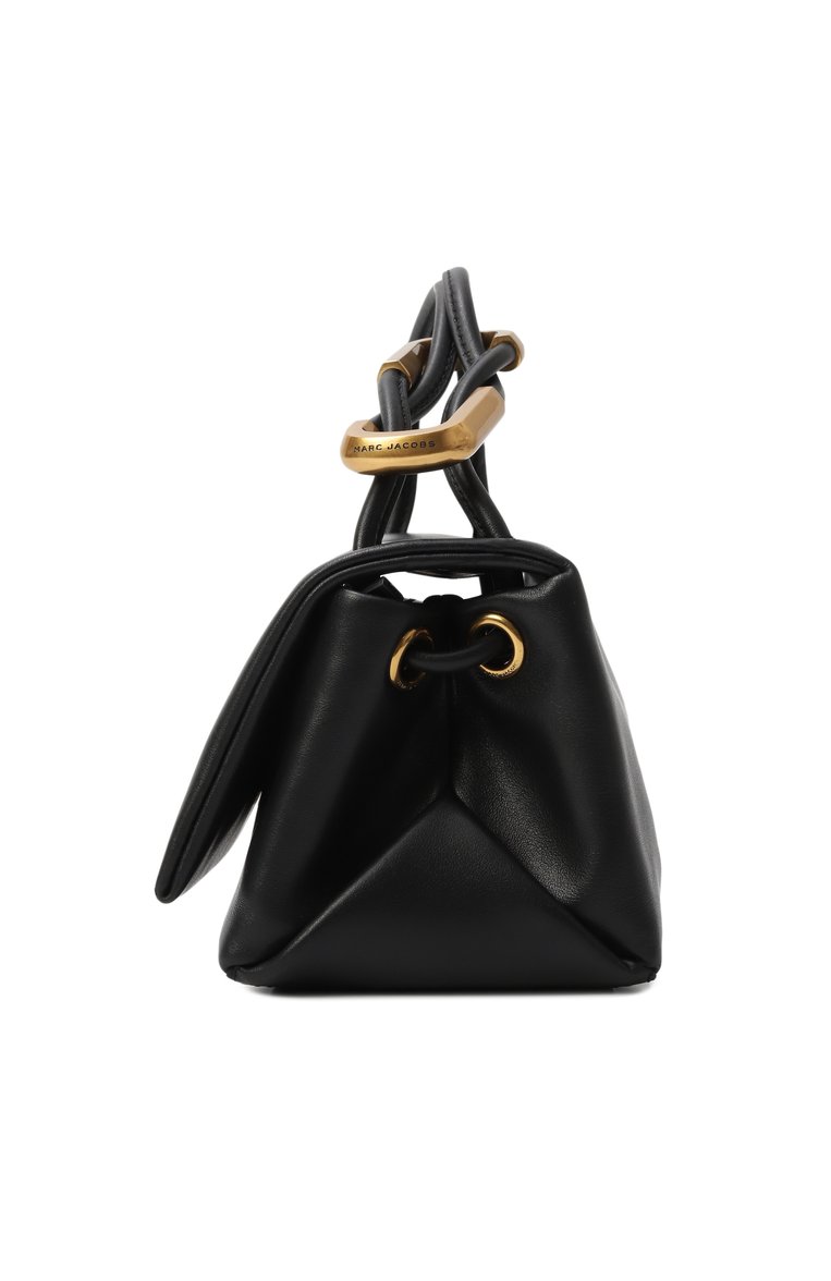 Женская сумка the dual mini MARC JACOBS (THE) черного цвета, арт. 2F4HSH010H04 | Фото 4 (Материал: Натуральная кожа; Размер: mini; Автоматизация состава: Проставлено; Автоматизация ТО: Проставлено)