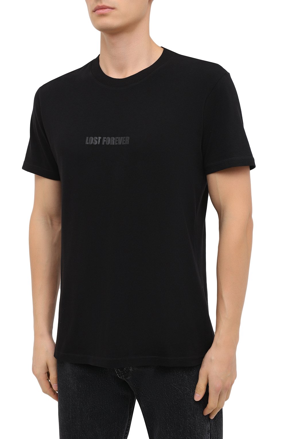 Хлопковая футболка RTA, арт. MF0346-25BLK4, фото 3