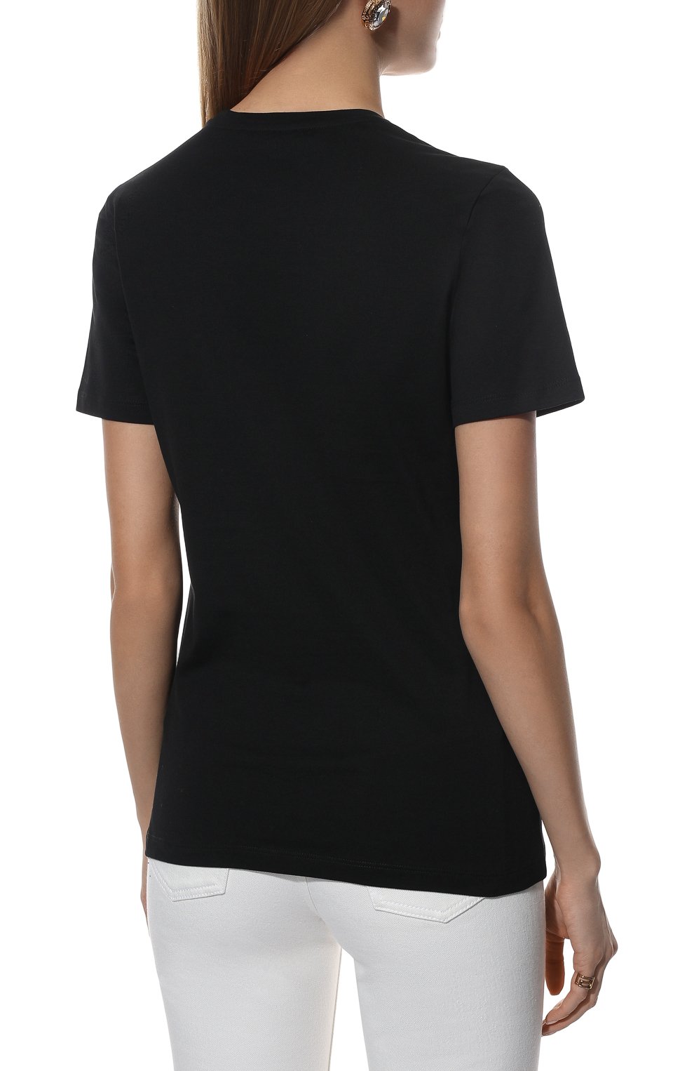 Хлопковая футболка VERSACE, арт. 1004152/1A00769, фото 4