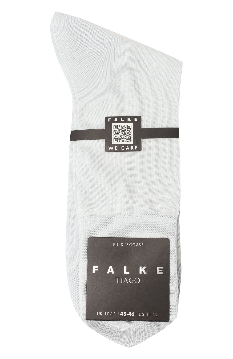 Хлопковые носки FALKE светло-голубого цвета по цене 2890 руб., арт. 14792, фото 1 Хлопковые носки FALKE, арт. 14792, фото 1